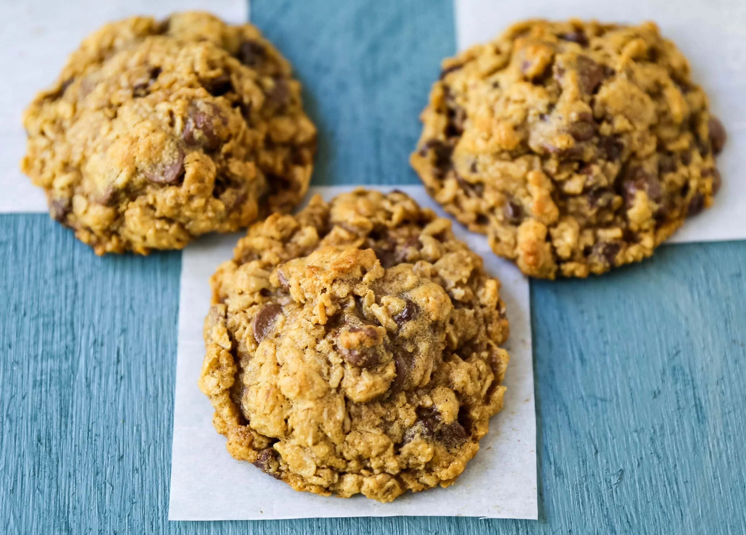 Gluten Fee Oatmeal CC PB cookies